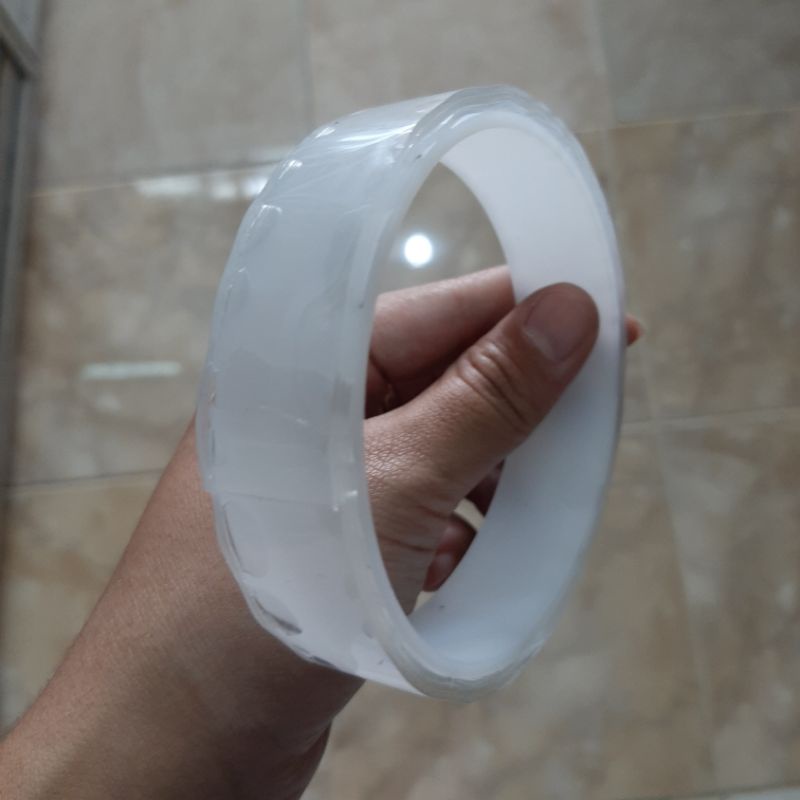 

Nano Isolasi Bening Double Tape Bolak Balik Ajaib Perekat Kuat Lengket