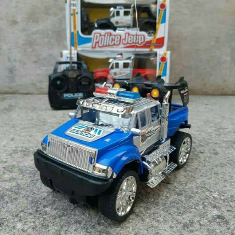 Mobil RC Police Jeep Remote Control / Mainan Mobil Remot Police Jeep
