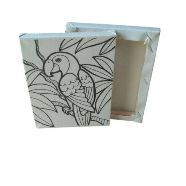 

(H974) Kanvas Lukis Gambar Mewarnai Ukuran 20x15cm Siap Pakai