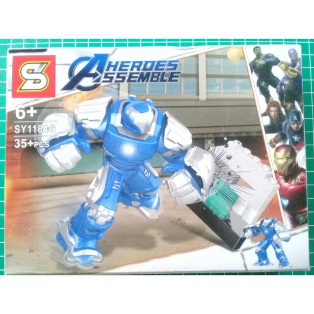 Lego Heroes Assemble HulkBuster Blue (18x14cm)