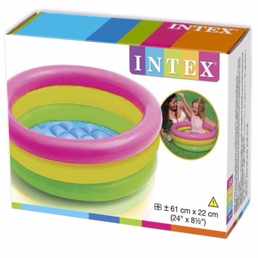 Kolam Renang Anak Pelangi Intex Sunset Glow Pool 57107
