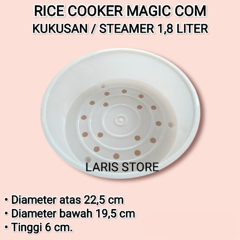 KUKUSAN / STEAMER 1,8 LITER UNTUK MAGIC COM / RICE COOKER MIYAKO UNIVERSAL DLL ORIGINAL