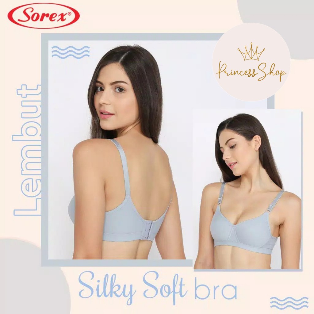 Bh Sorex 9815 Busa Tipis Tanpa kawat Bh 9815 Silky Soft bra kait 3 Bra Sorex 9815 Best seller