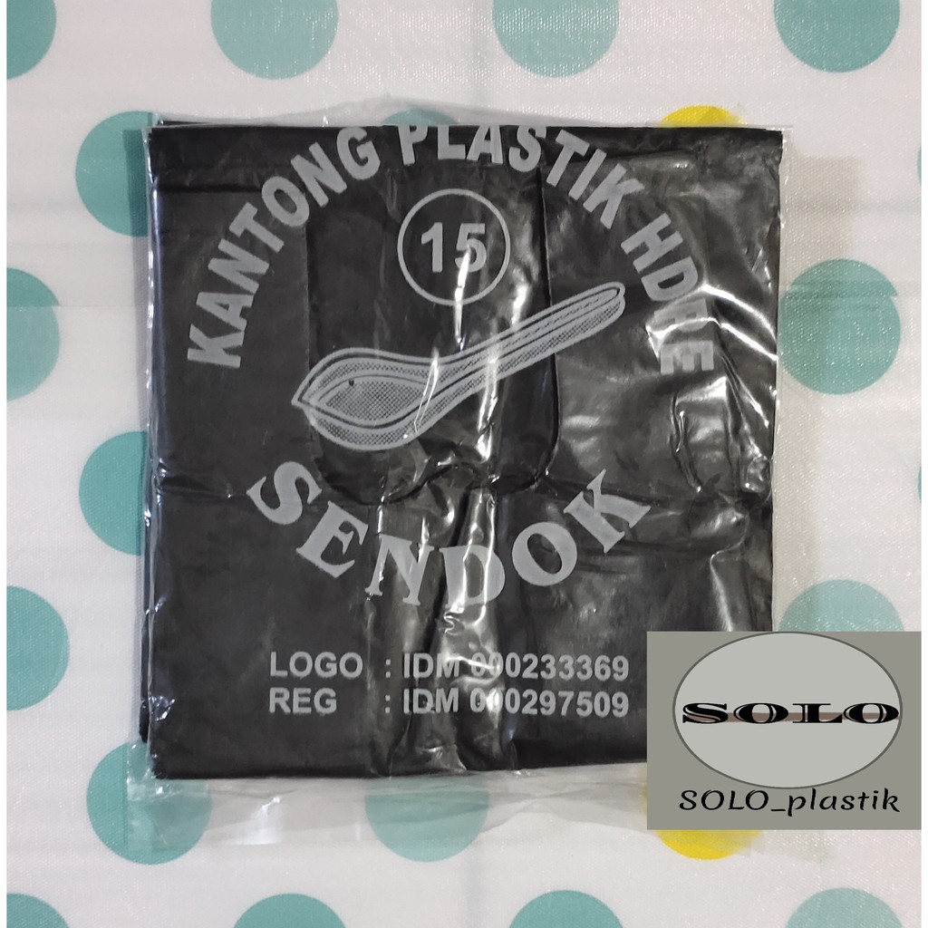 kantong Plastik Kresek Hitam uk 15 Sendok kresek hitam kecil/Tipis plastik hitam uk 15 /tidak mudah 
