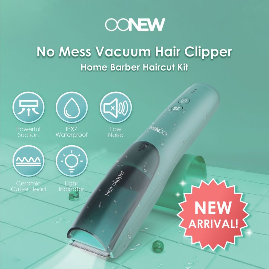 Makassar ! OONEW No Mess Vacuum Hair Clipper