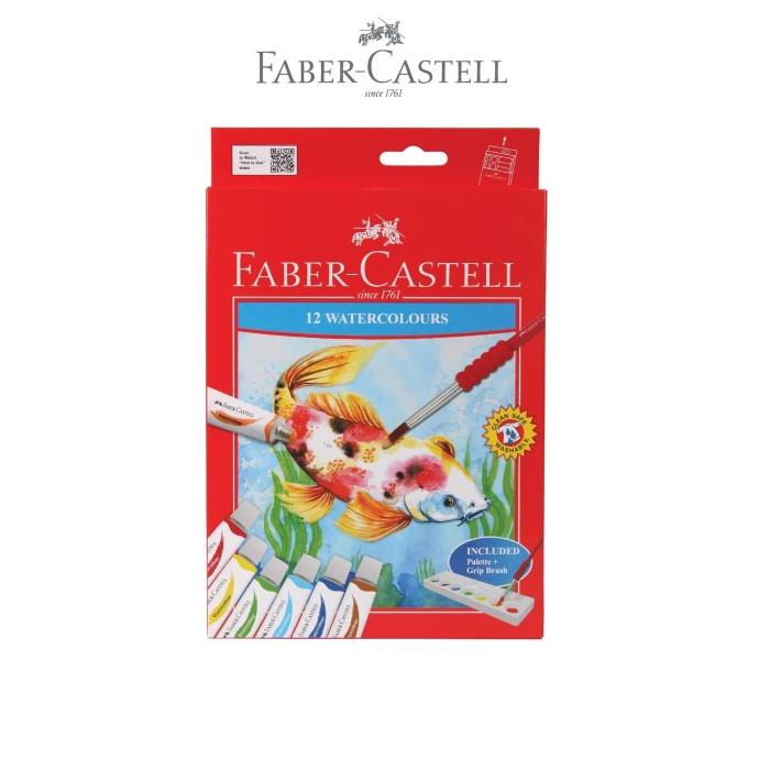 

Faber-Castell Watercolour tube 12 ml - 12 colours