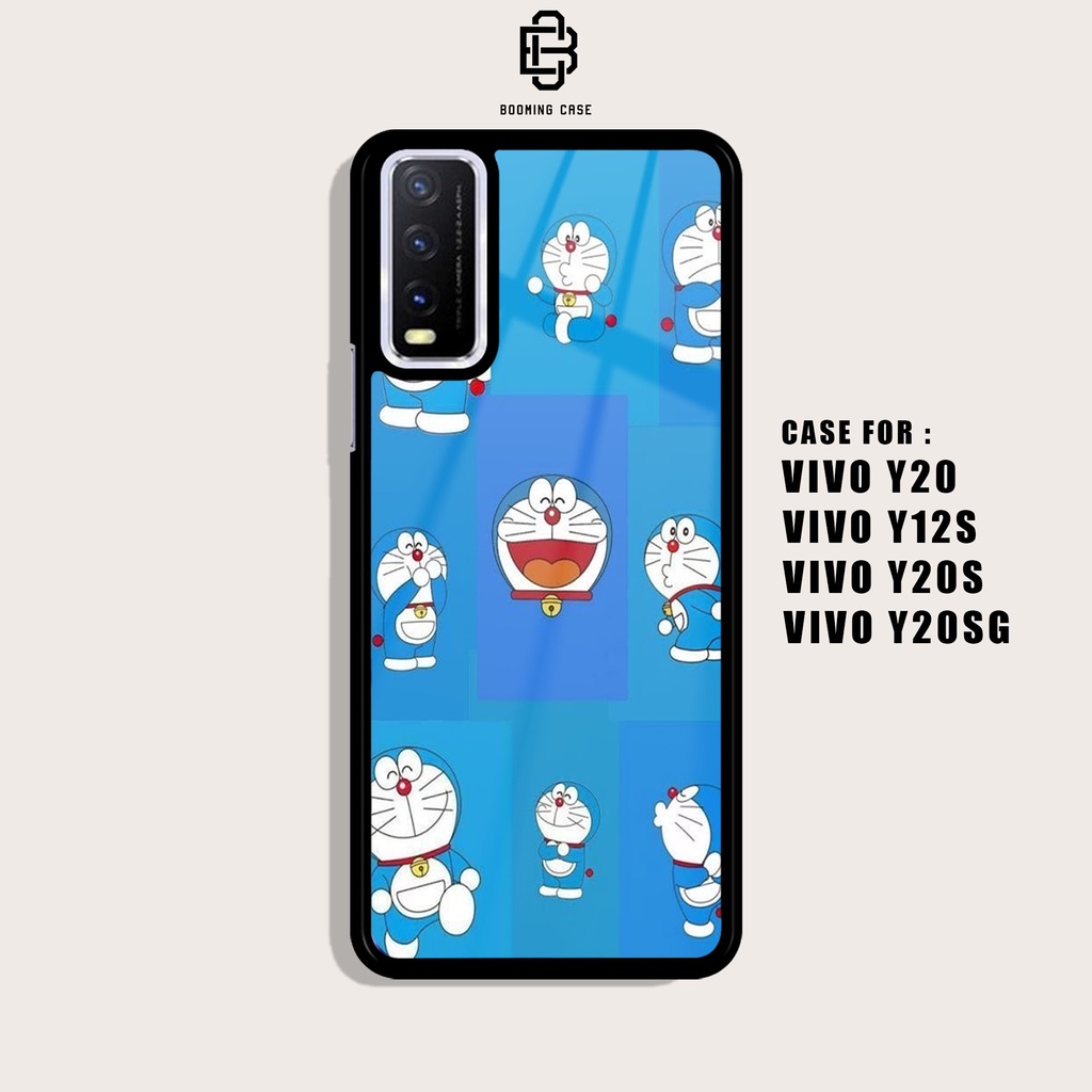 Casing Vivo Y20 / Y12S / Y20S / Y20SG Hardcase 2D Glossy Case Motif DORAEMON