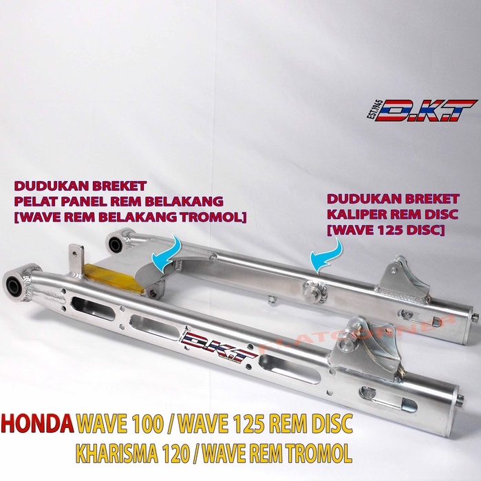 SWING ARM DKT THAILAND HONDA WAVE SUPRA X125 (2 FUNGSI DISC & REM TROMOL BIASA) COAK