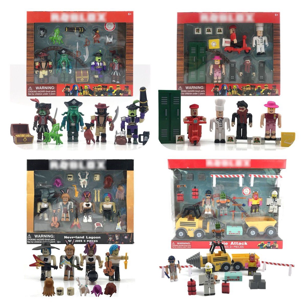 Roblox Action Figure Set Robot Boys Girls Gift Toy Cake Topper Collection Merchandise