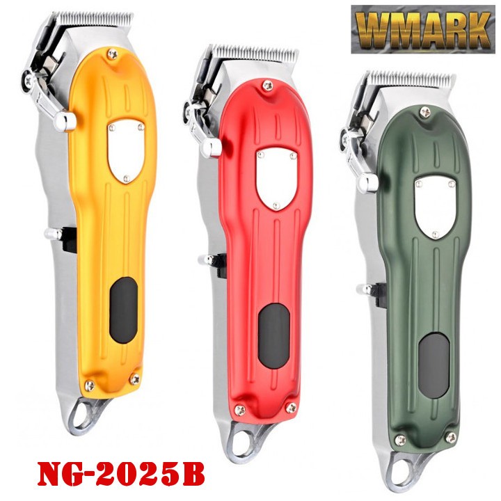WMARK NG-2025B All-Metal LED Professional Rechargeable Hair Clipper