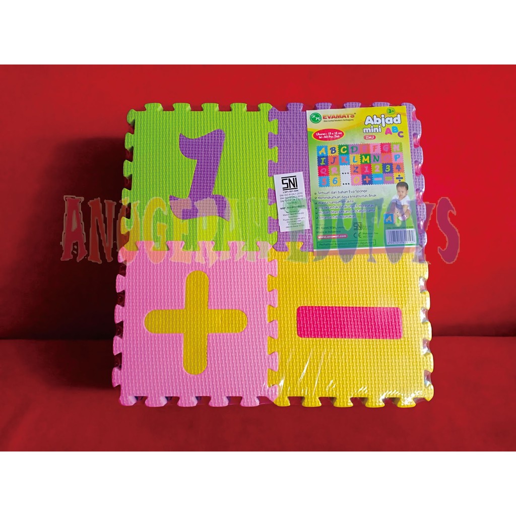 Mainan Edukasi Spon Abjad Mini