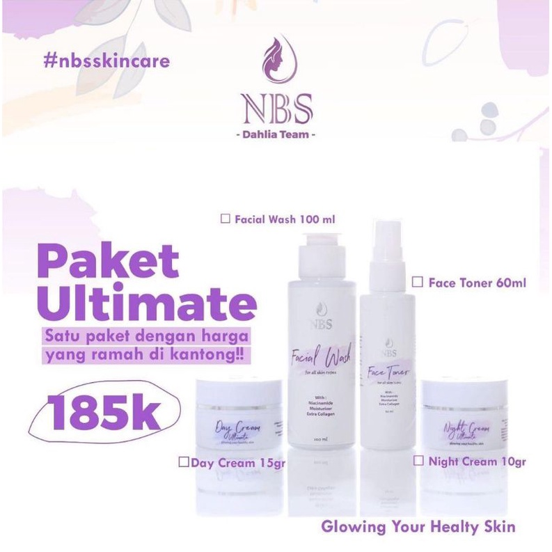 Image of NBS ultimateInvestasi kecantikan adalah investasi jangka panjang,memiliki kulit yang sehat dapat dilakukan dengan rajin merawat wajah #1