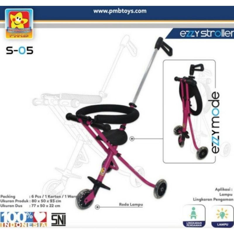 EZZY STROLLER RODA 3