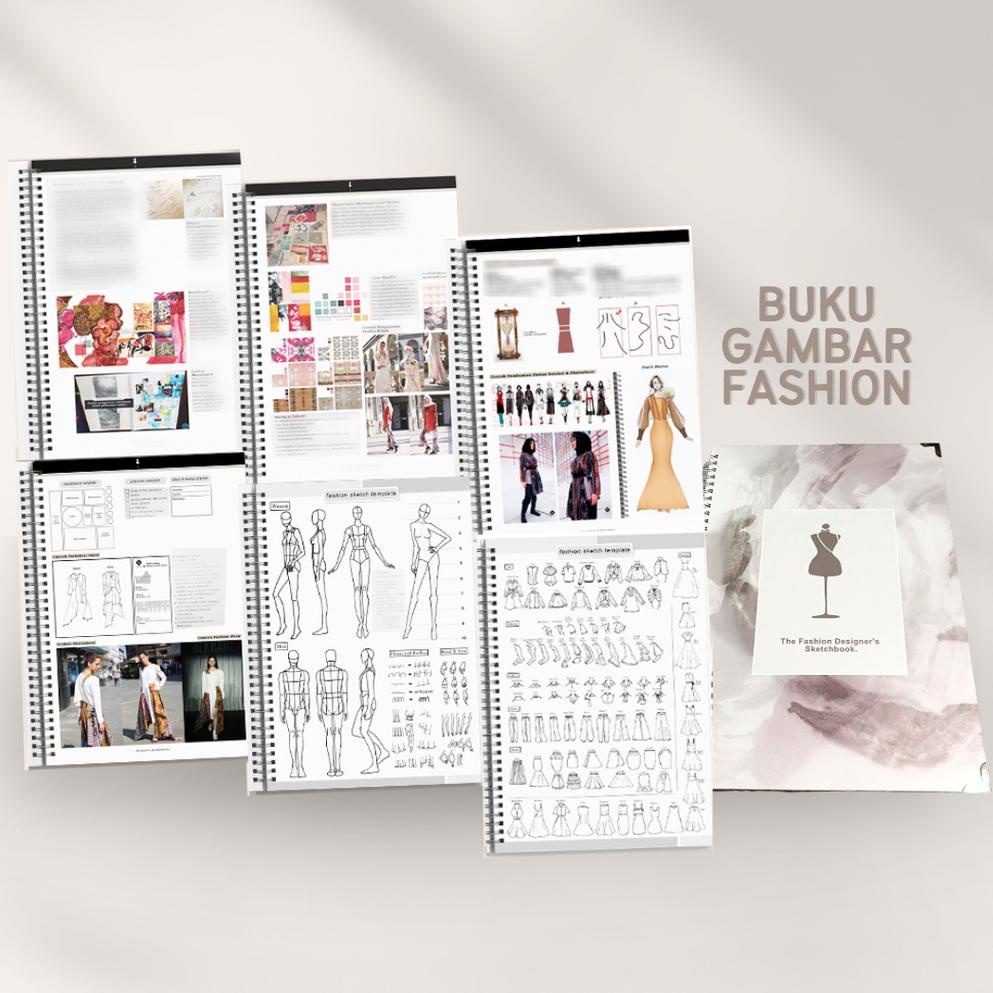 

[DISCOUNT WEG75] Alkhansas - Buku Gambar Fashion Designer (Fashion Designer's Sketchbook) Volume 8 Best Produk