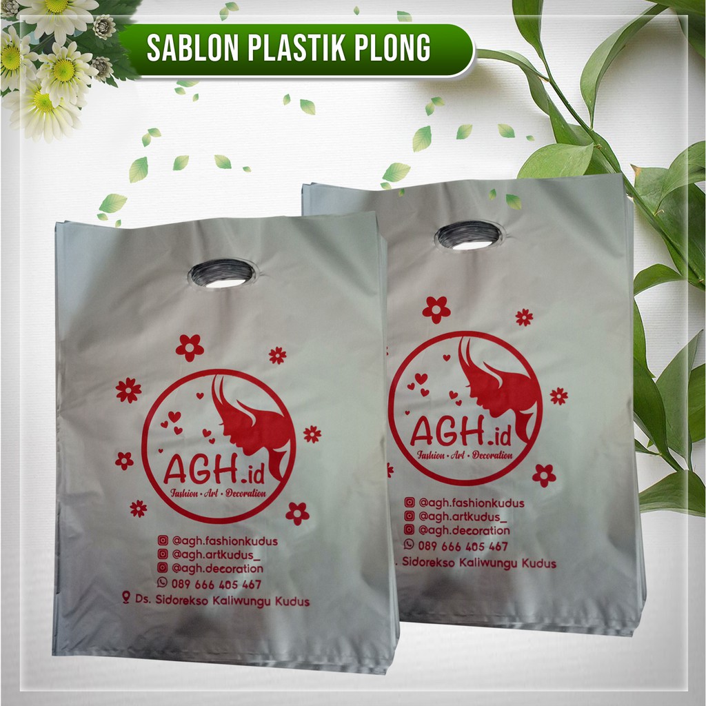 

Sablon Plastik Olshop ukuran 30 x 40 cm