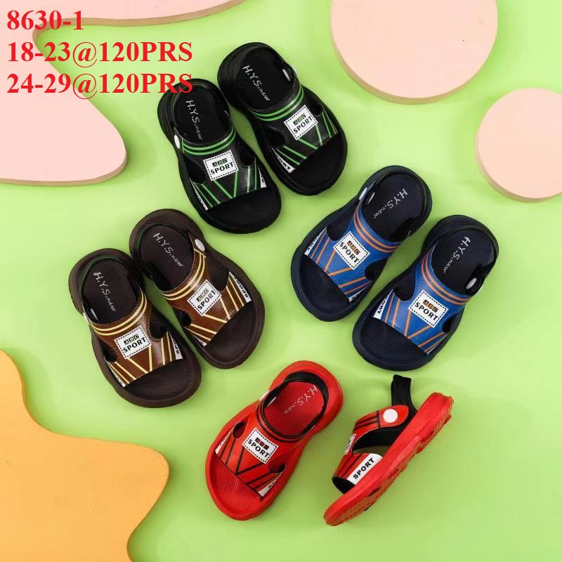 CUCI GUDANG SANDAL SLOP LET ANAK KCL MOTIF ABC SPORT HYS 8630-1