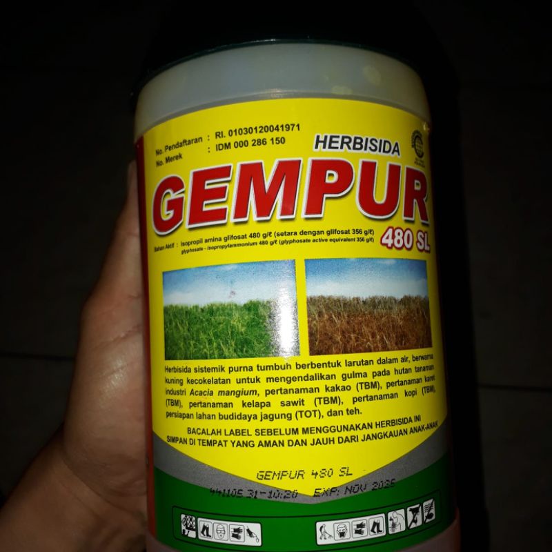 gempur obat rumput 1 lt