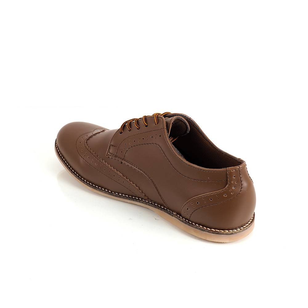 WOLVES BROWN |FORIND x GDNS| Sepatu Pantofel Pria Formal Casual Santai Kasual Cowok Laces Footwear