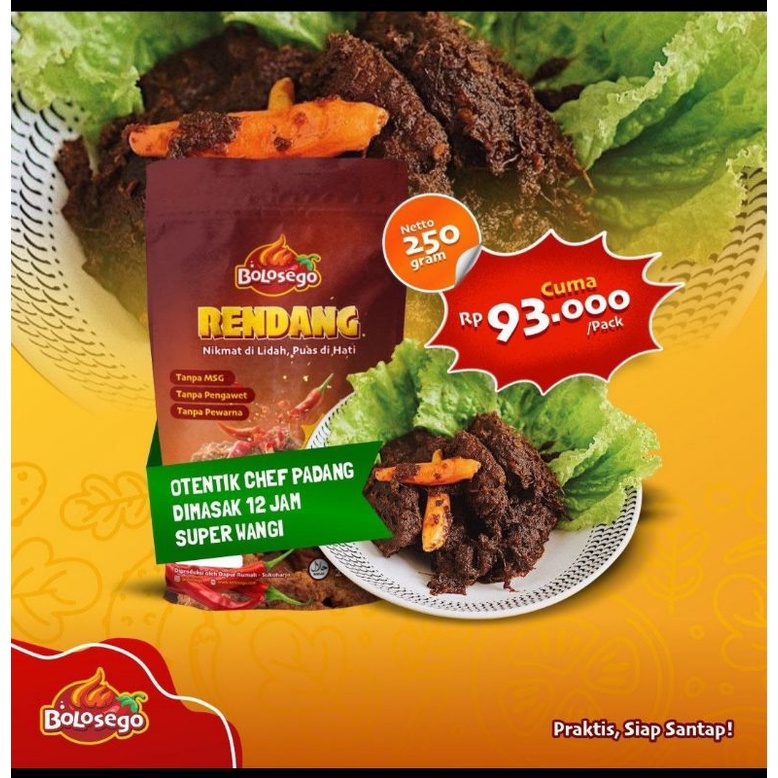 

RENDANG SIGNATURE BOLOSEGO! 250 GRAM