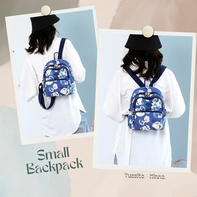 Tas ransel small wanita fashion backpack kecil yuesite yonna original waterproof