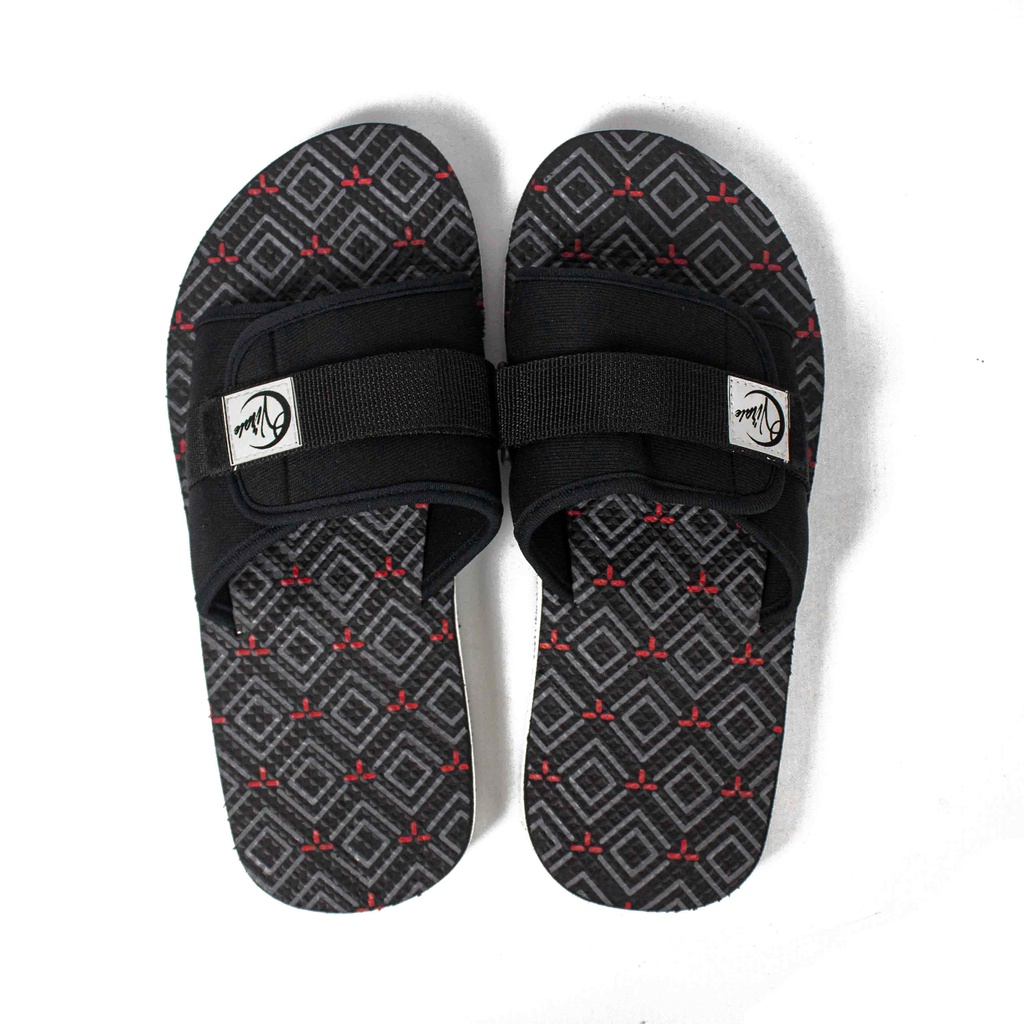 Sandal Slide Pria Virale Murah Original Model Selop Distro Terbaru TG 11 MOTIF