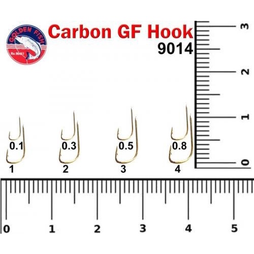 Kail Tanpa Lubang Golden Fish Neo Carbon Sode 0.1 0.3 0.5 0.8 Kail Baja Carbon Tajam Tahan Karat Unt