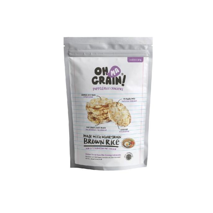 

Oh Ma Grain / Organic Rice Crackers Chips / Keripik Beras Organik