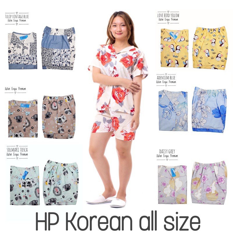 IZANY Piyama HP / HOTPANT KOREAN Random Motif