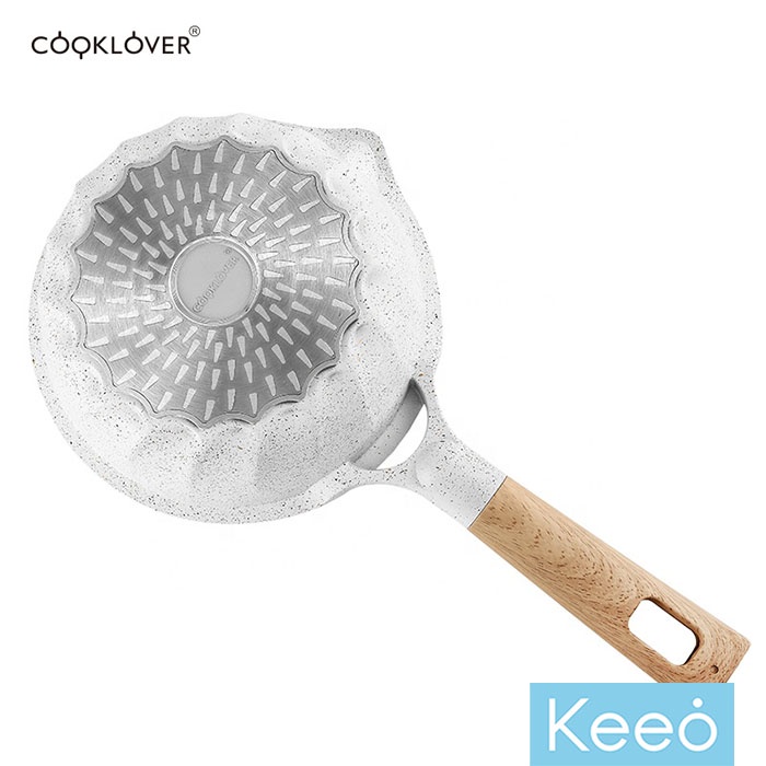 Cooklover 18 cm Panci Anti Lengket dengan Tutup (Sauce Pan) Putih