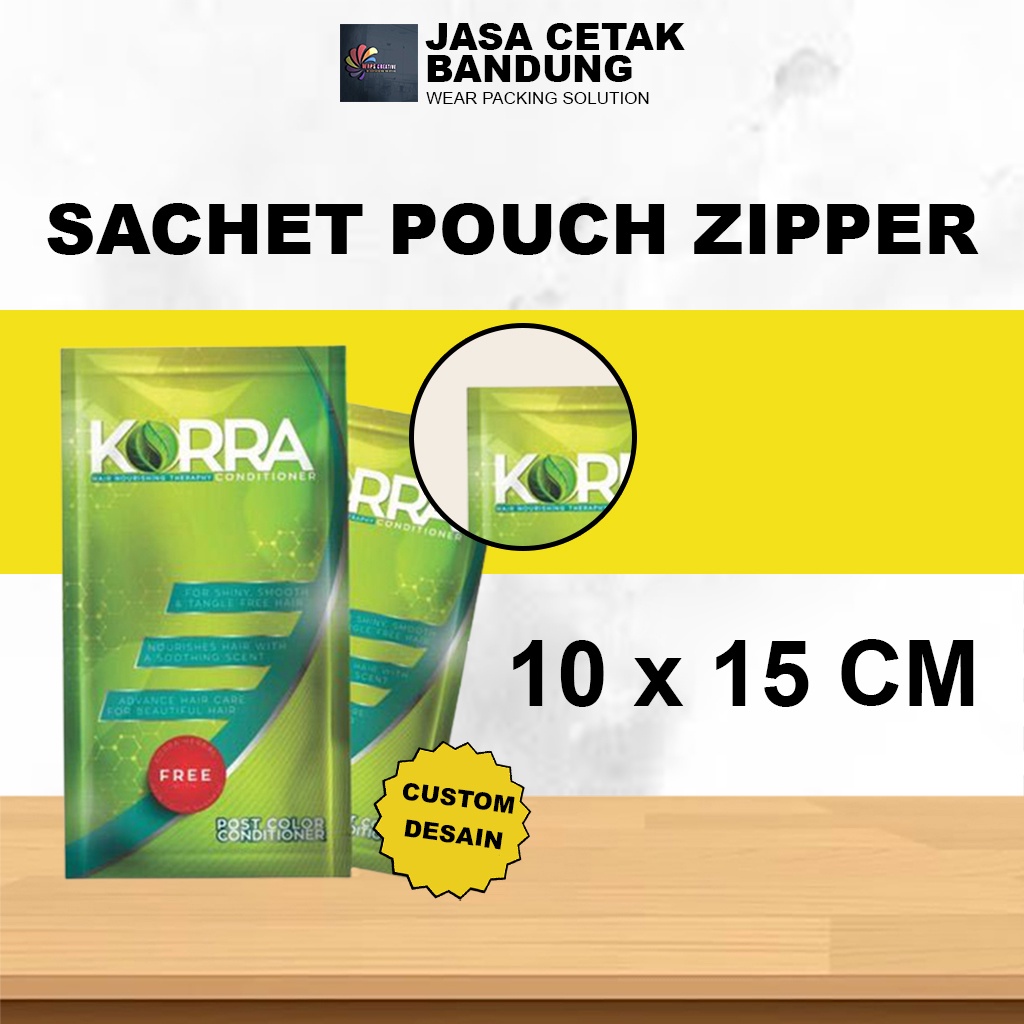 

KEMASAN CUSTOM SACHET + ZIPPER UKURAN 10X15