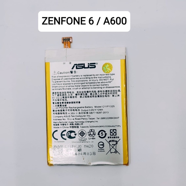 BATRE BATERAI ASUS 6 ZENFONE 6 BATTERY