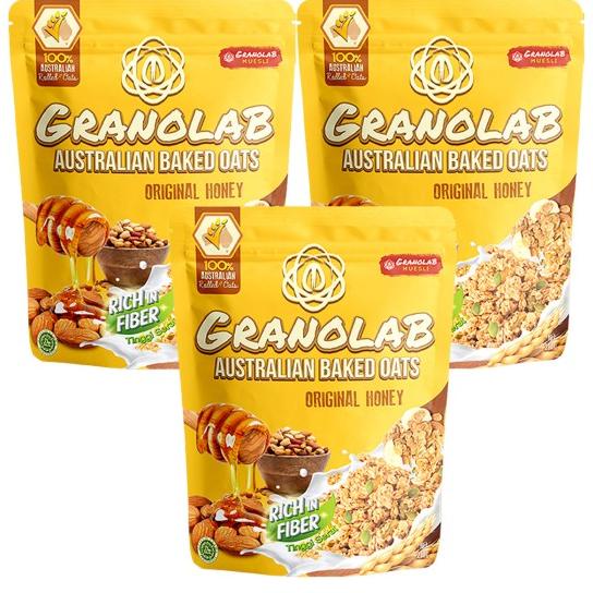 

Granolab Australian Baked Oats - Original Honey