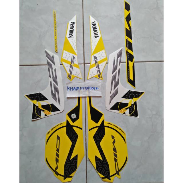 Striping mio m3 2015 kuning
