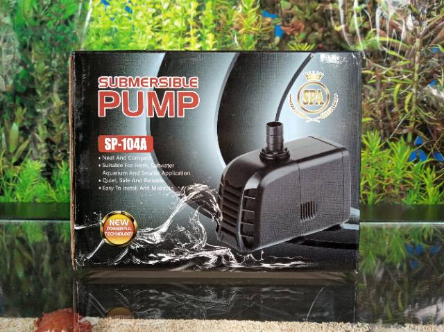 SAKKAI SPA SP-104A POMPA CELUP AQUARIUM KOLAM HIDROPONIK Waterfall Air Mancur Submersible Pump Power Head