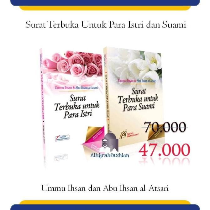 

[[COD]] Buku Paket Surat Terbuka Untuk Para Istri dan Suami Set Lengkap BERMUTU Kode 620