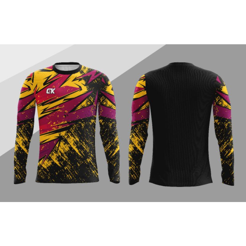 PAKAIAN OLAHRAGA DEWASA. KAOS LENGAN PANJANG. JERSEY TRAINING LENGAN PANJANG.KAOS VOLLY KAOS MOTO LE