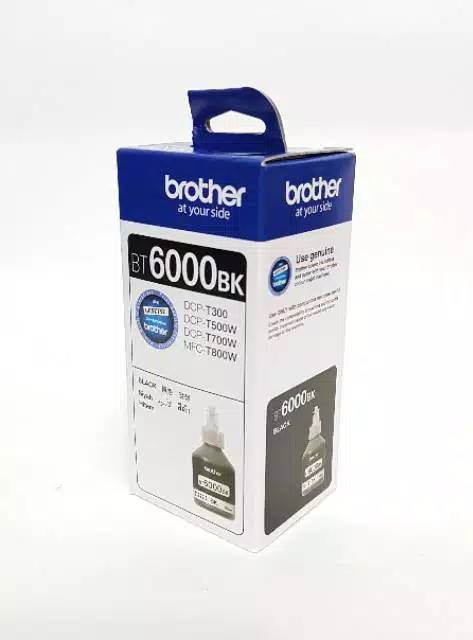 Tinta Brother BT6000BK/BTD 60BK &amp; BT5000 Original untuk DCP-T300, DCP-T500W, DCP-T700W, MFC-T800W