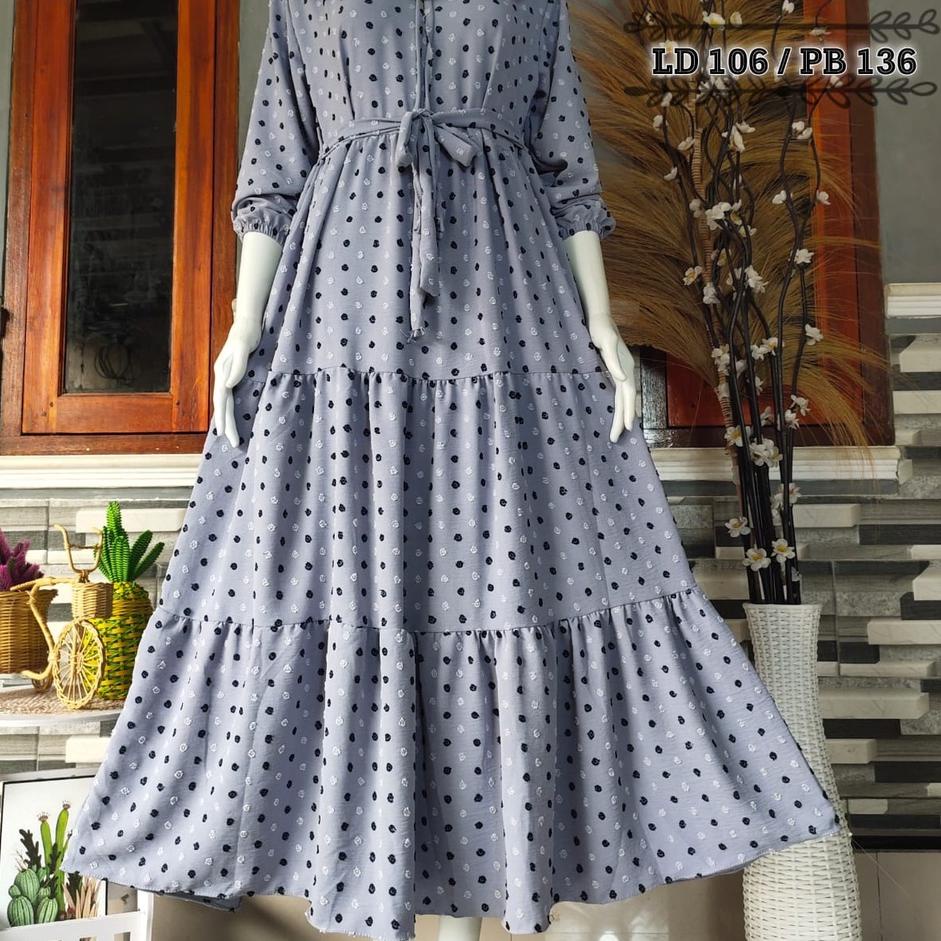 TGC Gamis Uragiri Timbul / Uragiri Trunton / Busui / Crinkle Uragiri Dress Muslim - PLN.14Jl22q