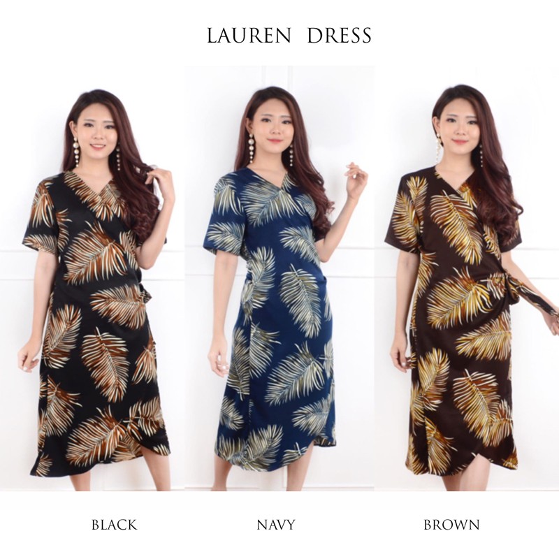 LAUREN DRESS - Dress Batik Wanita Terusan Wanita