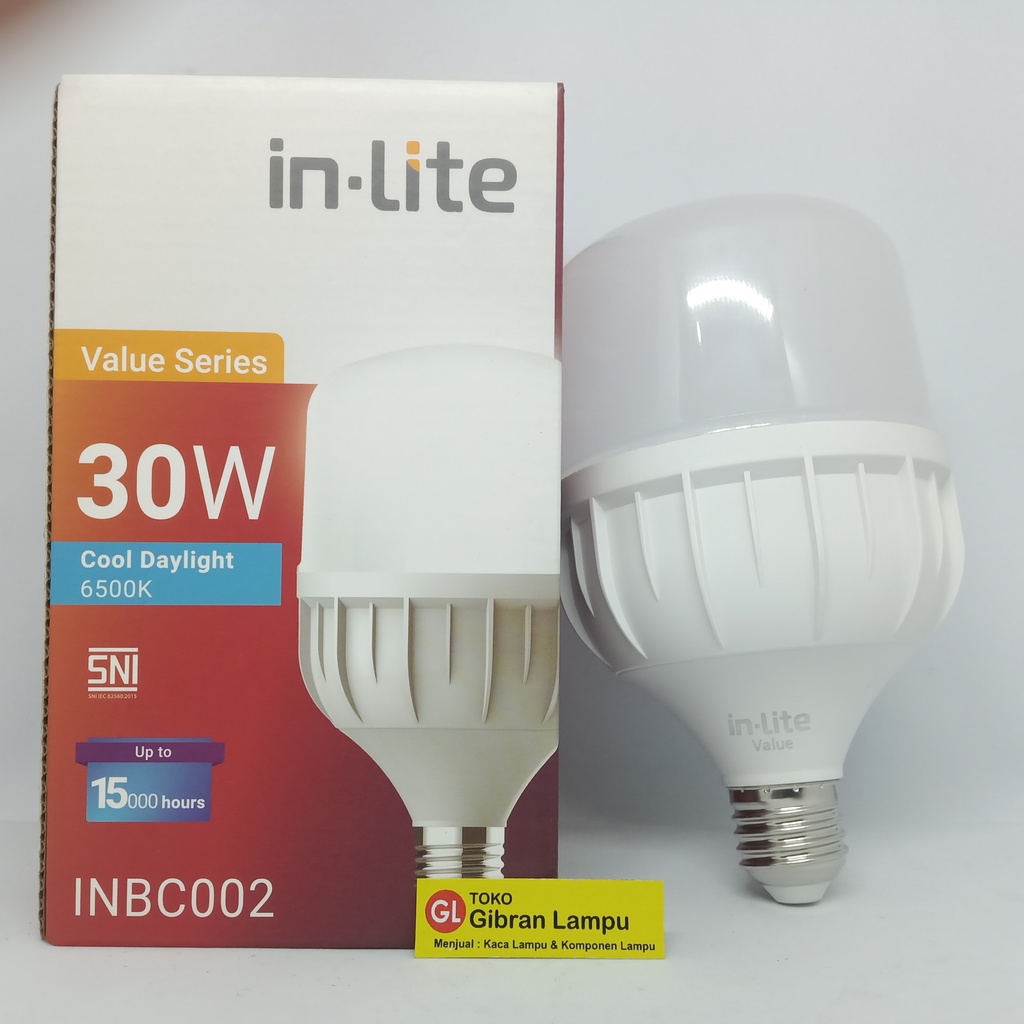 LED InLite Bohlam Kapsul - Lampu LED Putih Kuning dengan Overheat Protection