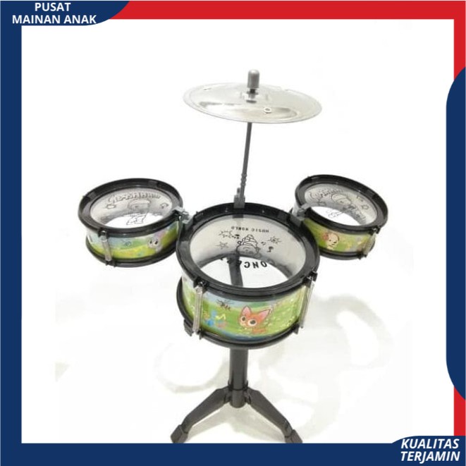 MAINAN ANAK DRUM SET MINI DRUM  -MAINAN EDUKASI ALAT MUSIC DRAM ANAK