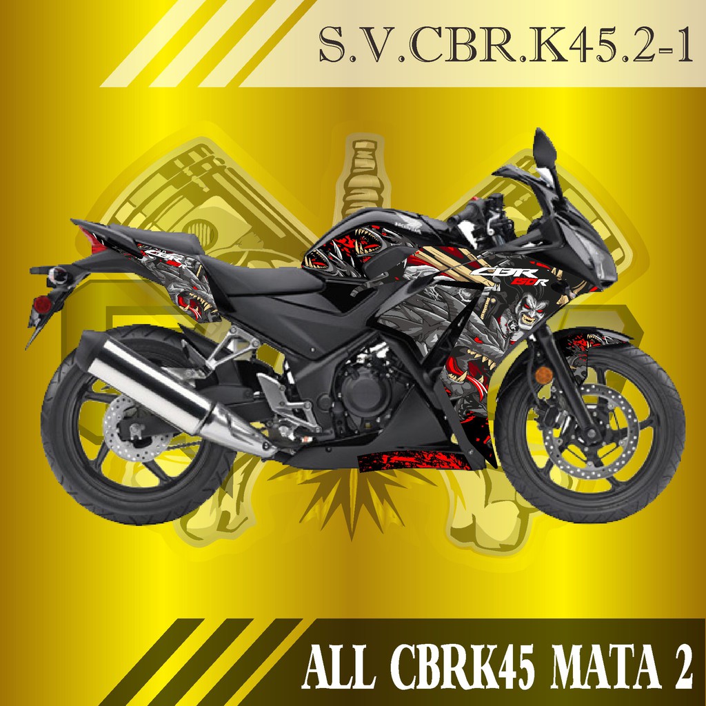 STICKER STRIPING LIST VARIASI HONDA CBR K45 - STRIPING CBR K45 DRAGON 02