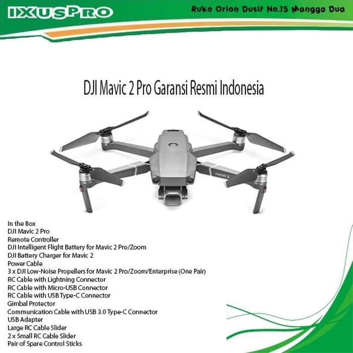 DJI MAVIC 2 PRO - DRONE GARANSI RESMI