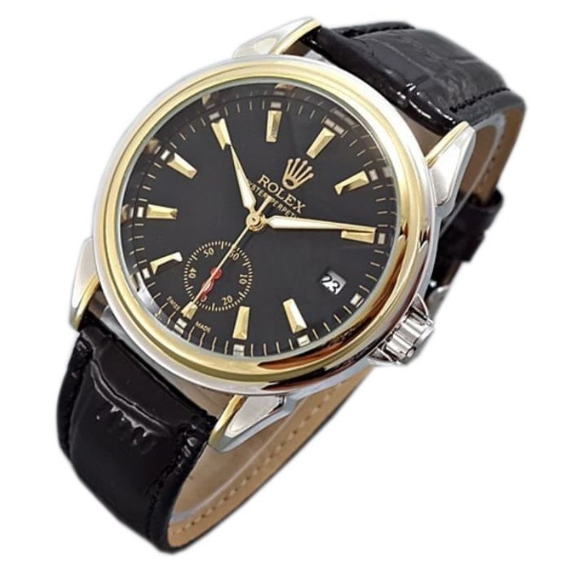 Jam Tangan Wanita Rolex Otomatis Skeleton Detik Bawah Aktif