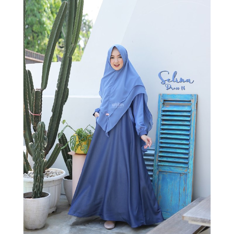 SELINA DRESS || Gamis Syari Terbaru by ATTIN
