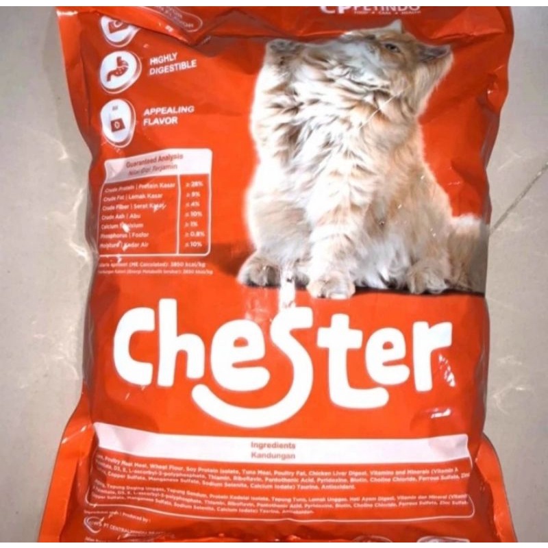 Chester Makanan Kucing Repack 1Kg