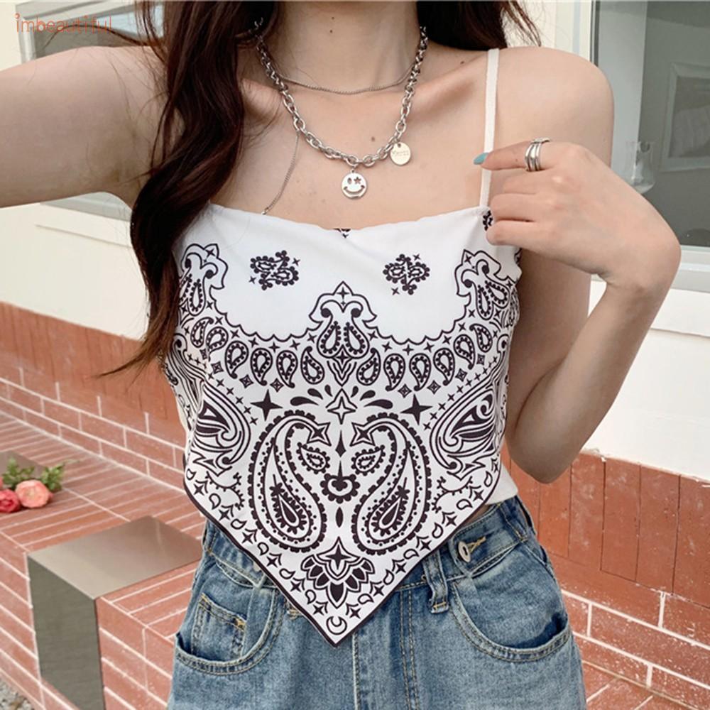 Satin Wanita Dasi Kembali Simpul Tali Spaghetti Tank Top Tabung Tak Berlengan-1