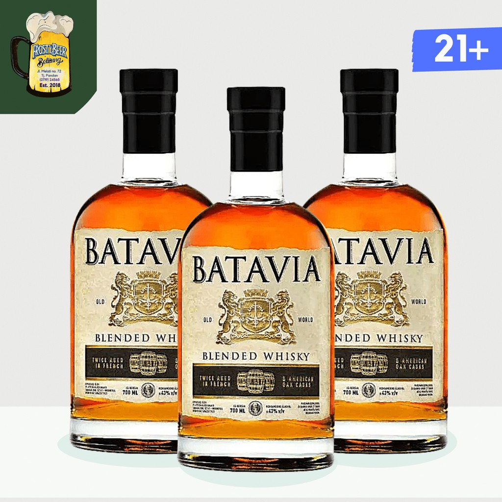 Jual Batavia Blended Whisky 43 700 ml setipe black label whiskey