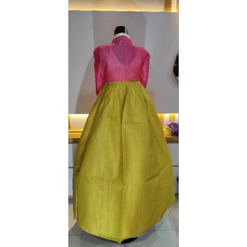 hanbokkorea modern kuning