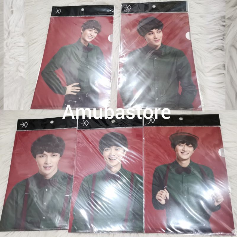 exo miracle in December era official L /file holder - chanyeol, kai, Lay, luhan, tao version